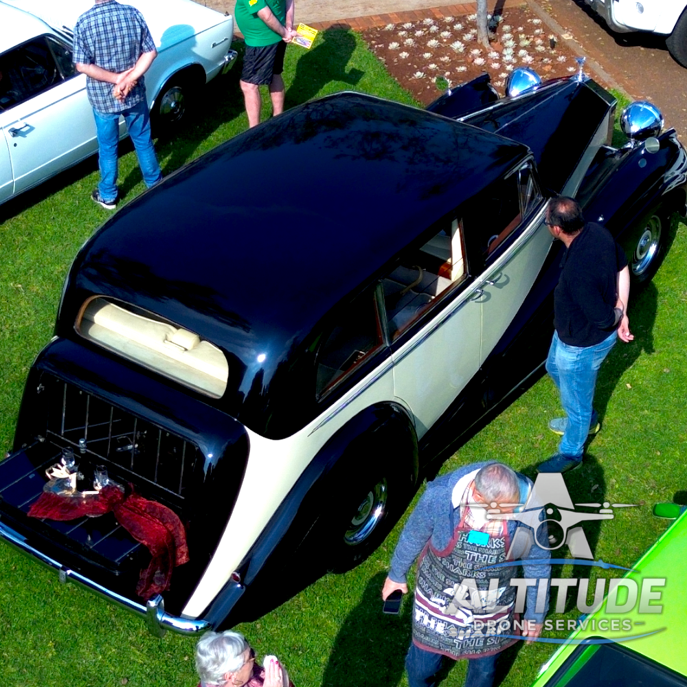 Classic Car — Hearse Display